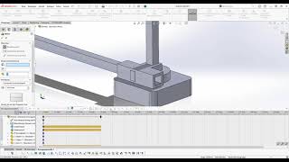 Bewegungsanalyse mit SOLIDWORKS Motion  Teil 2 Simulation amp Bewegungsanalyse [upl. by Aznola]