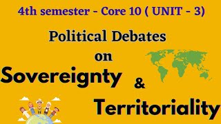 Political debates on Sovereignty and Territoriality [upl. by Allets]