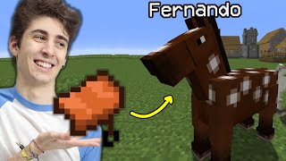 TROVO DIAMANTI e SELLA per FERNANDO  Minecraft [upl. by Ahtan]