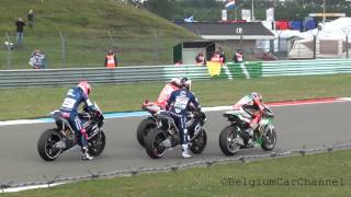 Moto GP 2013  TT Assen  practice START Marq Marquez PedrosaCrutchlow PureSound [upl. by Banquer]