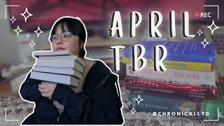 April TBR  I can feel the seasonal depression leaving my body not really lol [upl. by Noxin912]