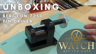 Unboxing Bergeon 7250 Bracelet Pin Driver [upl. by Jorie967]