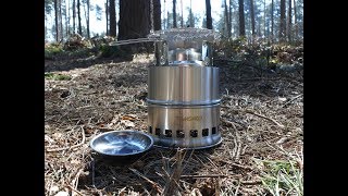 Tomshoo Wood Gas Stove First Look amp Test [upl. by Arykahs]