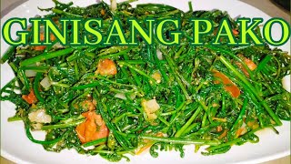 GINISANG PAKO SA KAMATIS PANLASANG PINOY RECIPE [upl. by Anilam]