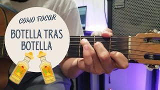 Como Tocar  Botella Tras Botella Gera MX Christian Nodal   TUTORIAL GUITARRA [upl. by Anujra]