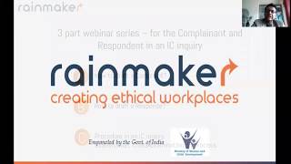 Webinar How to File a Complaint of Sexual Harassment  IC Inquiry [upl. by Tanney]