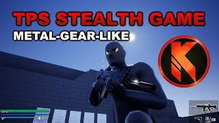 TPS Stealth Game  Metal Gear Solid inspired Project  Unreal Engine [upl. by Valentin22]