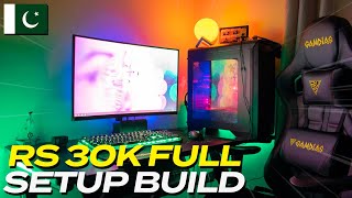 Rs 30000 Full Gaming Setup Build in Pakistan  30K Full Setup Gaming PC  Gaming PC in 30000 2024 [upl. by Yanaton537]