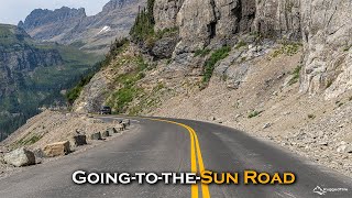 GoingToTheSunRoad Full Drive Footage from East to West [upl. by Sybille732]