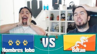 BUTÁN  HOMBRES LOBO LIGA KOPANITO PARTIDO CON MUCHO PELO [upl. by Nixie]