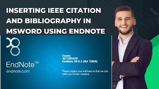 how to insert IEEE citation and bibliography in msword using endnote  ieee citation using endnote [upl. by Paolo820]