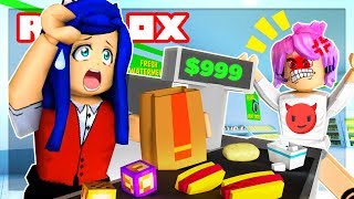 Roblox Family  MY FIRST JOB I ALMOST GET FIRED Roblox Roleplay [upl. by Anaeda]