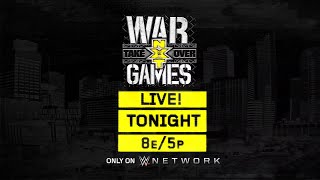 Dont miss NXT TakeOver WarGames tonight on WWE Network [upl. by Lydnek]