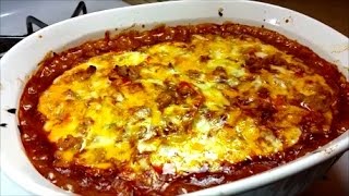 Easy Enchilada Casserole  Red Enchilada Sauce Recipe [upl. by Esta]