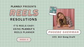 PLANOLY Presents It’s Reels Easy Using PLANOLY’s Reels Planner [upl. by Orit711]