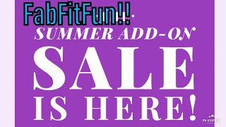 FabFitFun Summer 2022 Add On Sale full Spoilers Open for annual members [upl. by Leith]