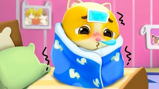 Timi Is Sick  Baby Got Sick Song  Good Habits for Kids  Nursery Rhymes  Kids Songs  BabyBus [upl. by Trefor]