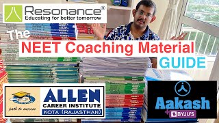 The Ultimate Study Materials Review for NEET  Allen vs Aakash vs Resonance  Test Series Review [upl. by Esinek]