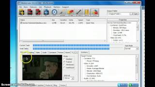 Convertir Quicktime en FLV avec Mediacoder [upl. by Enilemme]