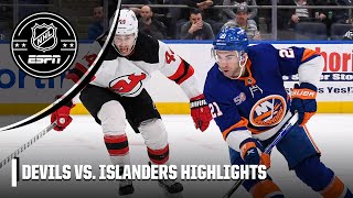 New Jersey Devils vs New York Islanders  Full Game Highlights [upl. by Aryamo]