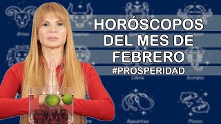 Horoscopos del Mes de Febrero Febrero MhoniVidente [upl. by Samaria]