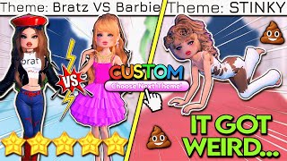 CUSTOM THEMES Only BUT Things GOT WEIRD 😭  ROBLOX Dress To Impress [upl. by Germano]