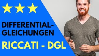 Riccati Differentialgleichungen DGL Einfach erklärt  Erkennen Beispiel lösen  AWP [upl. by Hanser]