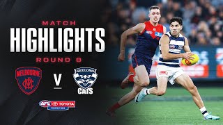 Melbourne v Geelong Cats Highlights  Round 8 2024  AFL [upl. by Aliahkim65]