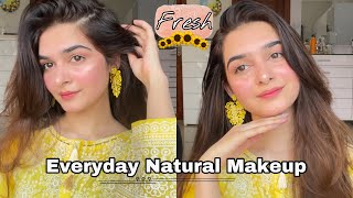 Everyday Natural Makeup Look  Fresh amp Simple Glowy Makeup Routine For Summers [upl. by Albertson321]