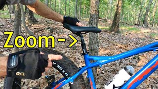 Zoom suspension seatpost review fat bike ride [upl. by Orthman]