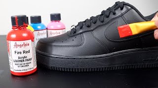 How To Customize Black Air Force 1s 🎨👟 EASY [upl. by Perkins]