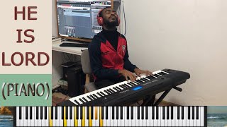 HE IS LORD OYE OWURA  PIANOSOFT RELAXING MUSIC [upl. by Gula956]