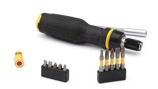 DEWALT® UK  FULL FIT TELESCOPING MULTIBIT RATCHETING SCREWDRIVER  DWHT066567 EN [upl. by Aneerb]