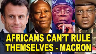 Niger France Standoff Macron Explains Why They Intervene In Africa They Cant Do It Themselves [upl. by Elvah]