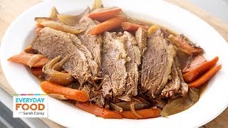 SlowCooker Brisket for Passover  Everyday Food with Sarah Carey [upl. by Htenay]