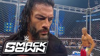 Roman Reigns Helps Cody Rhodes vs Bloodline  WWE SmackDown Highlights 91324  WWE on USA [upl. by Porush]