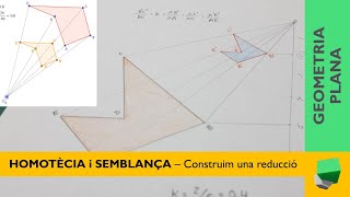 Relació entre SEMBLANÇA i HOMOTÈCIA  Aplicarem el concepte en una homotècia k25  Geometria Plana [upl. by Akiaki345]