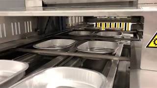 ILPRA SPEEDY TRAY SEALER  Sealing Aluminum Trays for Meal Prep [upl. by Kale]