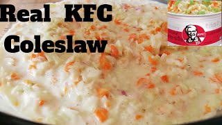 Perfect KFC Coleslaw Recipe Make Your Own KFC Coleslaw [upl. by Chretien998]