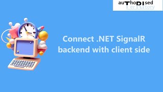 Connect NET SignalR backend with client side [upl. by Aivlis]