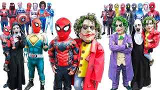 What If Many SPIDERMAN amp JOKER in 1 HOUSE  KID SPIDER MAN Was Kidnapped by JOKER LIVE ACTION [upl. by Ikkim587]