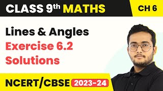 Lines and Angles  Exercise 62 Q1  Q6 NCERT Solutions  Class 9 Maths Chapter 6 [upl. by Epifano]