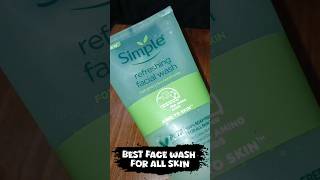 Simple face wash review in ಕನ್ನಡ FacecareSimpleFacewash Kannada ReviewRoutine ShortsBeauty🫰🏻 [upl. by Pelson]