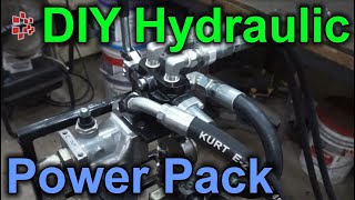 DIY Portable Hydraulic Power Pack [upl. by Soane264]