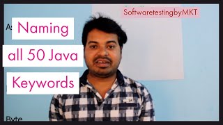 50 Keywords in Java  SoftwaretestingbyMKT [upl. by Anidem]