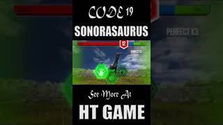 CODE 19 SONORASAURUS LEVEL 40  JURASSIC WORLD THE GAME [upl. by Sollie]