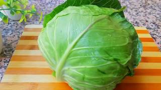 Cabbage Recipe  Chou Vert Farcis au four Recette facile et rapide [upl. by Lorou509]