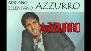 Karaoke  Azzurro  Adriano Celentano [upl. by Roosnam]