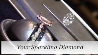 Oval Diamond Engagement Ring  Making Raechels Oval Cut Diamond Ring [upl. by Savdeep857]