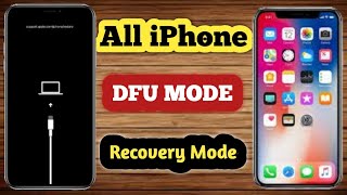 iPhone DFU Mode amp iPhone Recovery Mode New Method 2024  iPhone xxr11121314 [upl. by Ahsienahs490]